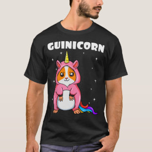 Camiseta Caballo místico de unicornio blanco de cerdo guini