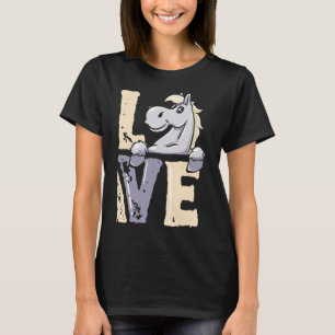 Camiseta Caballo montado - Caballos de amor para caballitos