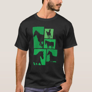 Camiseta Caballo Montando Caballo Silhouette Caballo Rider 