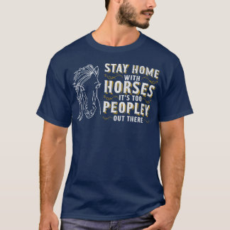 Camiseta Caballo montando caballos ecuestres Lover Pony Des