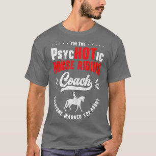 Camiseta Caballo montando entrenador ecuestre divertido Spo