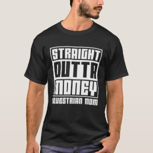 Camiseta Caballo Montando Niños Madre Ecuestre Directamente