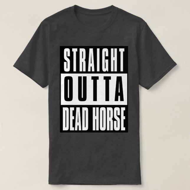 Camiseta Caballo muerto (Diseño del anverso)