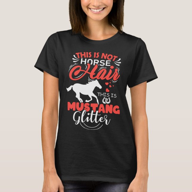 Camiseta Caballo Mustang Jinete (Anverso)