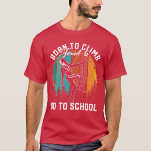 Camiseta Caballo Nacido Retro Forzado A Ir Al Barre Escolar
