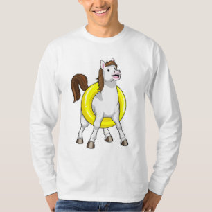 Camiseta Caballo nadando con Lifebouy