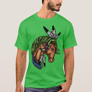 Camiseta Caballo nativo americano 1