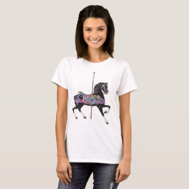 Camiseta Caballo negro del carrusel