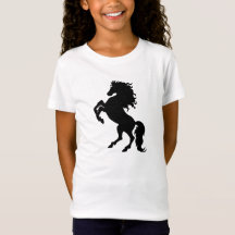 Caballo negro que se alza - Bella del chica cupo
