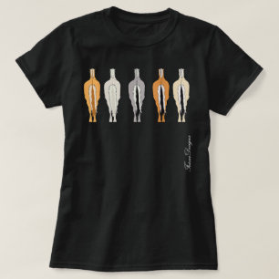 Camiseta Caballo Noruego Fjord Rojo Falso Gris Álbum