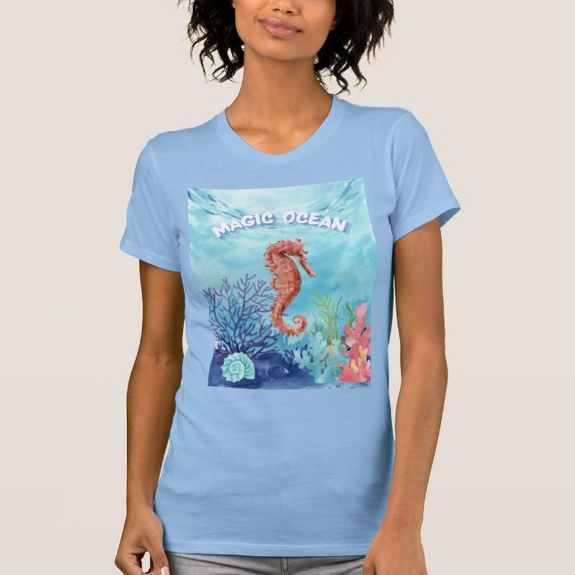 Camiseta Caballo oceánico (Anverso)