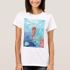 Camiseta Caballo oceánico