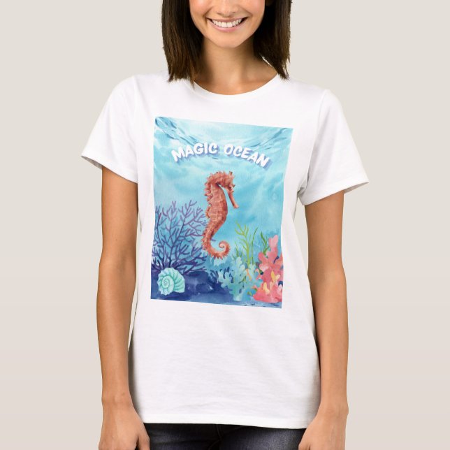 Camiseta Caballo oceánico (Anverso)