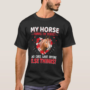 Camiseta Caballo para Chicas y mujeres que aman los caballo