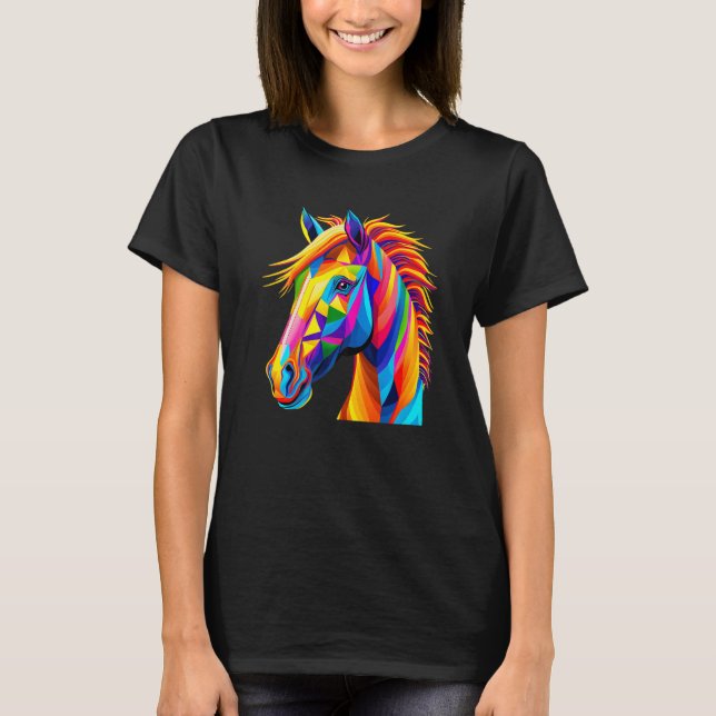 Camiseta Caballo para mujeres niños Chicas que aman Ho (Anverso)