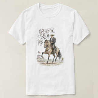 Camiseta Caballo Paso Fino Puerto Rico