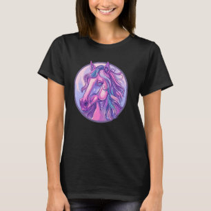 Camiseta Caballo Pastel Lindo I Caballo De Niños