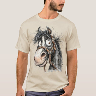 Camiseta caballo peculiar