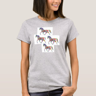 Camiseta Caballo Personalizado Círculo de mujeres Bella Flo