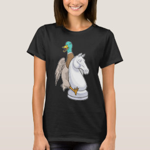 Camiseta Caballo pieza de ajedrez Duck Ajedrez