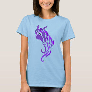 Camiseta Caballo púrpura