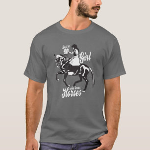 Camiseta Caballo Que Dice Para Las Mujeres Chicas - Caballo
