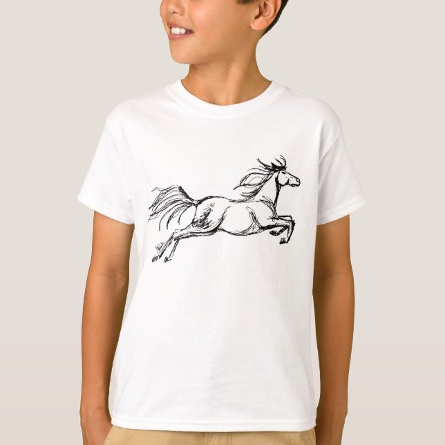 Camiseta Caballo que salta (Anverso)