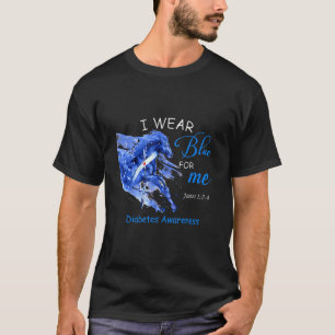Camiseta Caballo Que Uso Azul Para Mí Conciencia Sobre La D