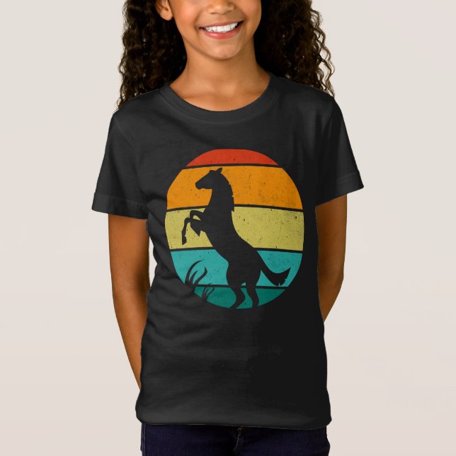 Camiseta Caballo retro (Anverso)