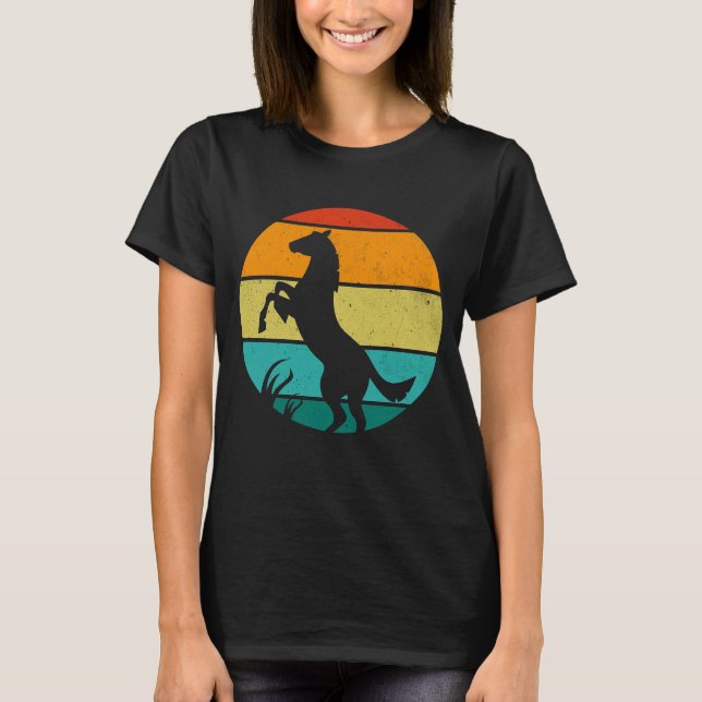 Camiseta Caballo retro (Anverso)