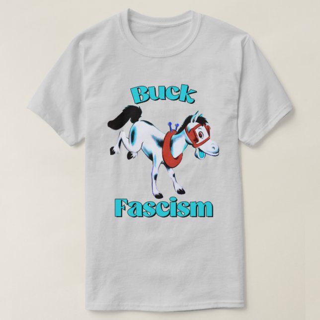 Camiseta Caballo retro lindo - Fascismo burdo (Diseño del anverso)