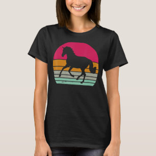 Camiseta Caballo retro vintage Silhouette Animal 80s 9