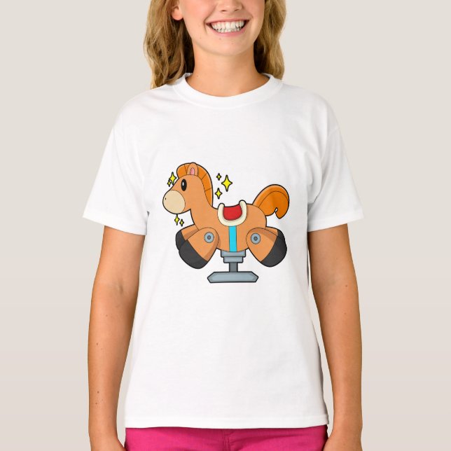 Camiseta Caballo rocoso (Anverso)