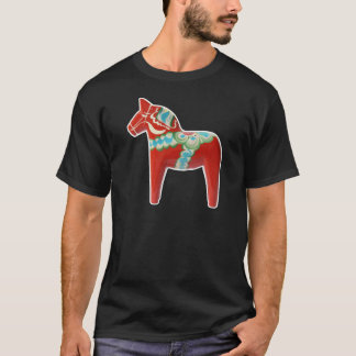 Camiseta Caballo rojo de Dala del sueco