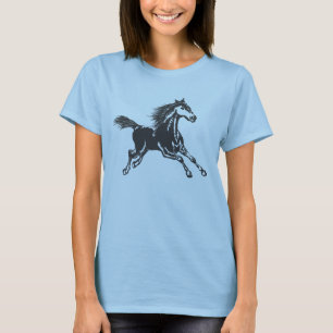 Camiseta caballo salvaje