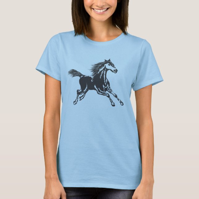 Camiseta caballo salvaje (Anverso)