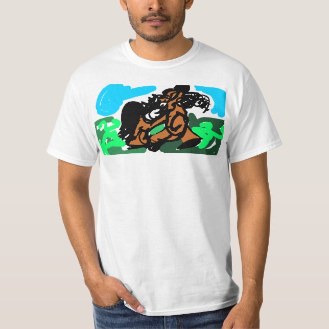 Camiseta Caballo salvaje  (Anverso)