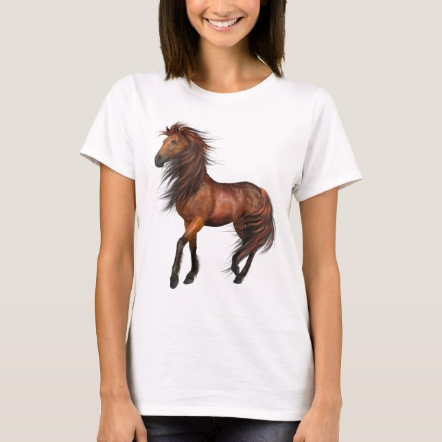 Camiseta Caballo salvaje (Anverso)