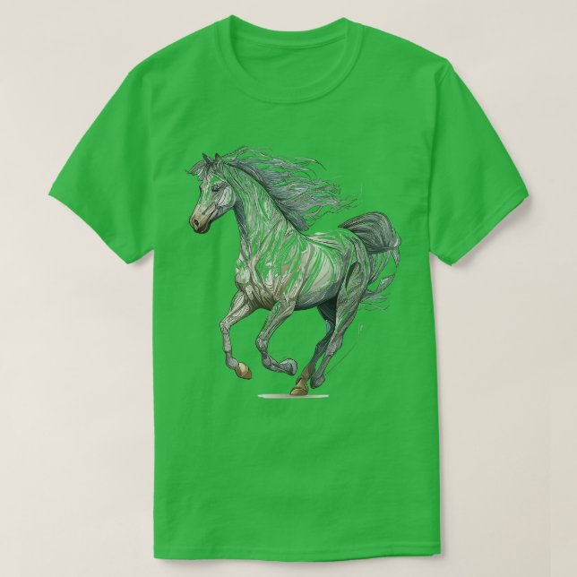 Camiseta Caballo salvaje 4 (Diseño del anverso)