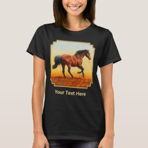Camiseta Caballo salvaje de Running Bay Mustang
