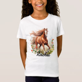 Camiseta Caballo Salvaje Sorrel Rojo