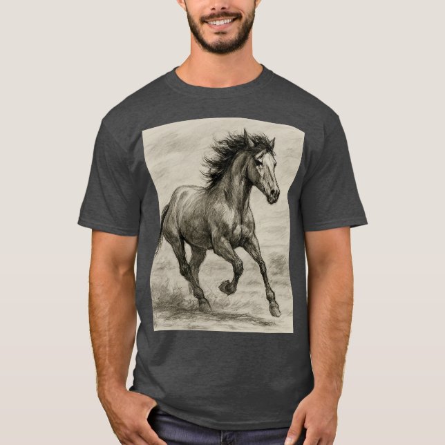 Camiseta Caballo salvaje T-Shirt (Anverso)