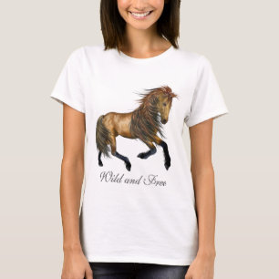 Camiseta Caballo salvaje y libre