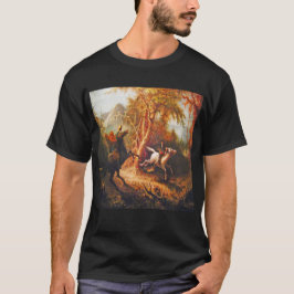 Camiseta Caballo sin cabeza persiguiendo a Ichabod Crane