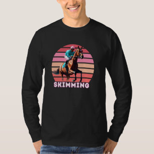 Camiseta Caballo Skimming, Carreras de caballos, Santa Anit