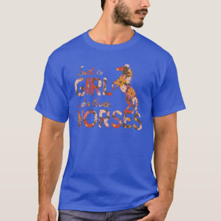 Camiseta Caballo Solamente un chica que ama los caballos