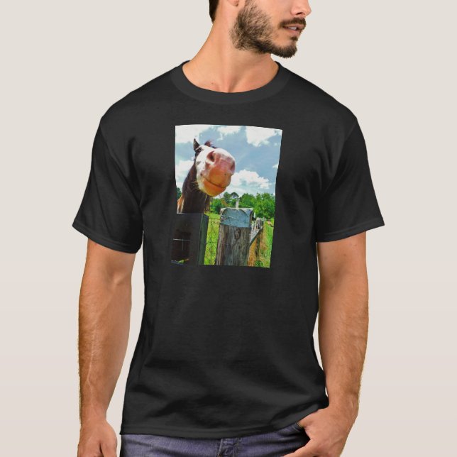 Camiseta Caballo sonriente (Anverso)
