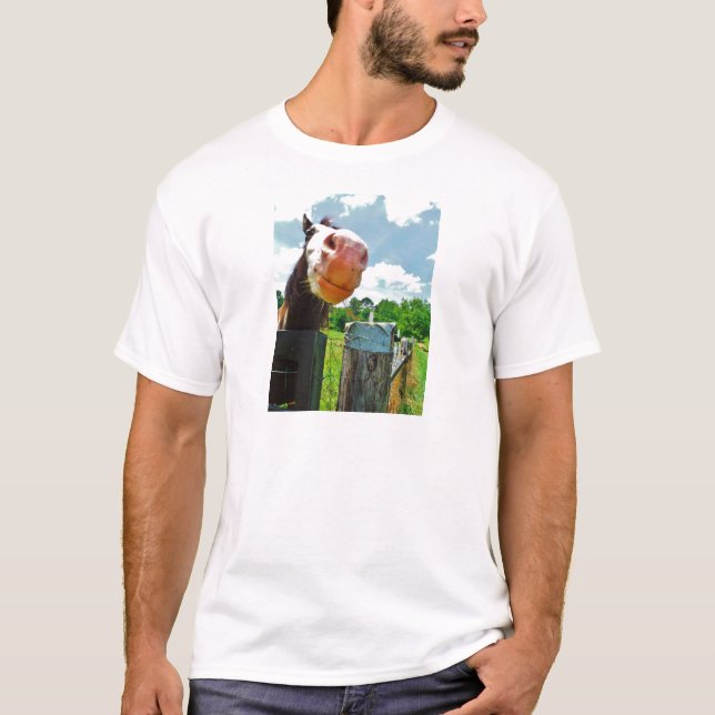 Camiseta Caballo sonriente (Anverso)