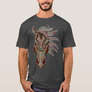 Camiseta Caballo Tribal Resumen Arte Nativo Caballo America