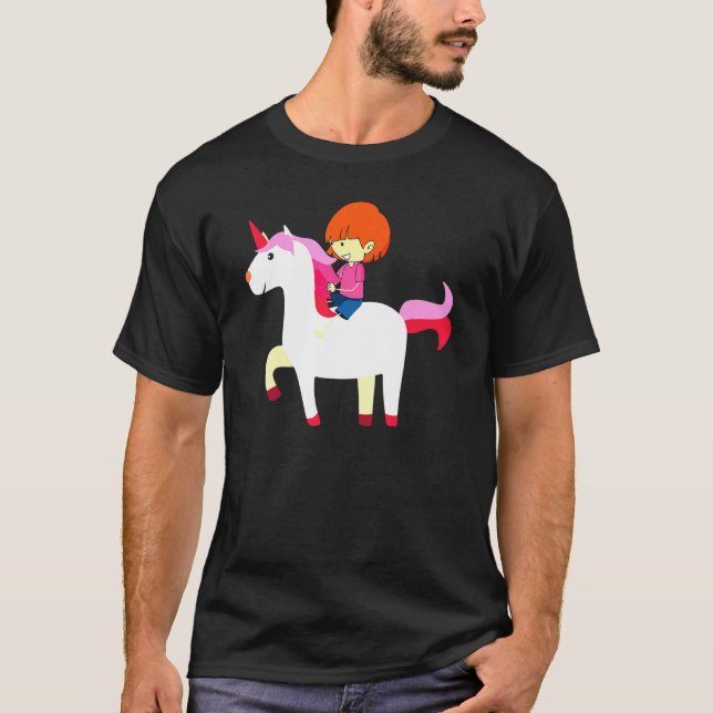 Camiseta Caballo Unicornio (Anverso)